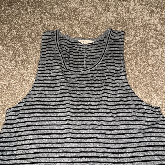 Madewell Striped Scoopneck Knit Dress - size Large. B2 - Picture 4 of 6